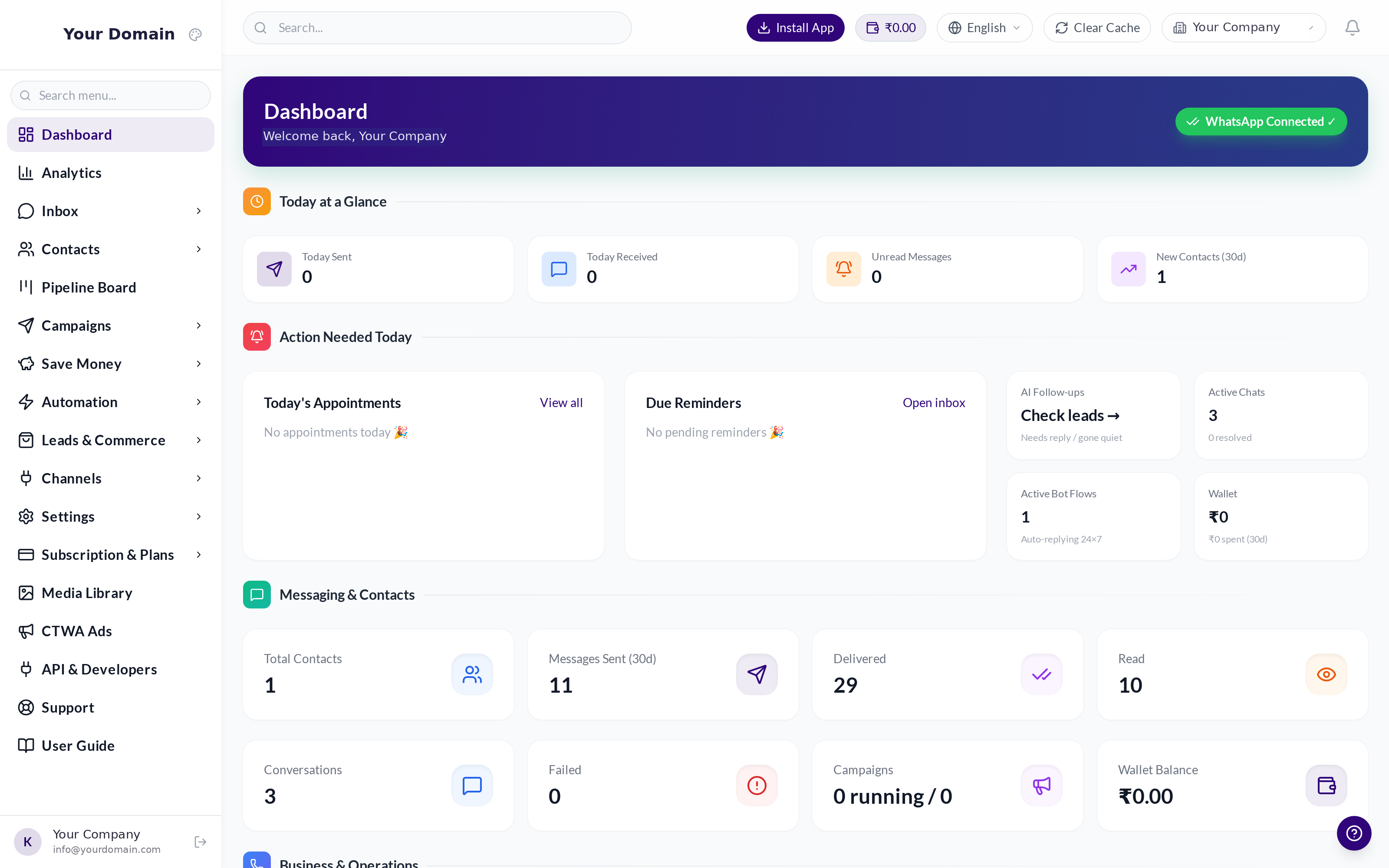 D-Axis Digiweb Solutions LLP Dashboard